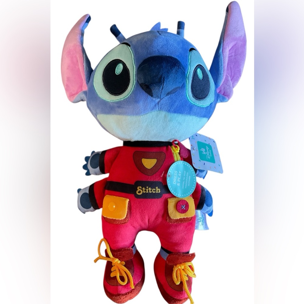 Disney Baby Kids Preferred DRESS & PLAY STITCH Plush 17" NEW